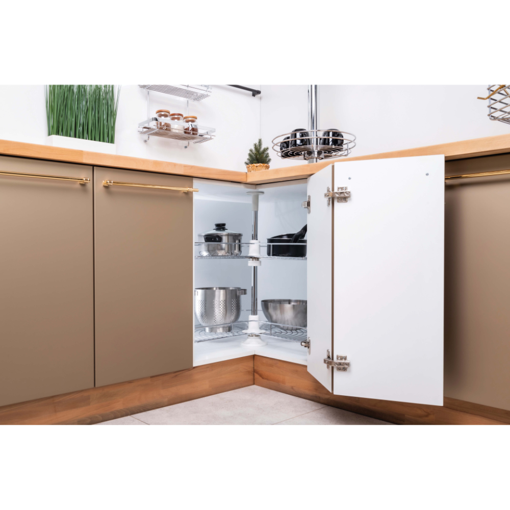 Μηχανισμός κουζίνας περιστρεφόμενος 3/4 για γωνιακό ντουλάπι  Φ82