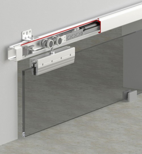 Glass Door 9920   120 Kg - Μηχανισμός Συρόμενης Γυάλινης Πόρτας Φρένο Διπλής Κατεύθυνσης