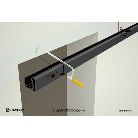 BarnDoor 8820   80 Kg - Μηχανισμός Συρόμενης Πόρτας Φρένο Διπλής Κατεύθυνσης 2000 mm