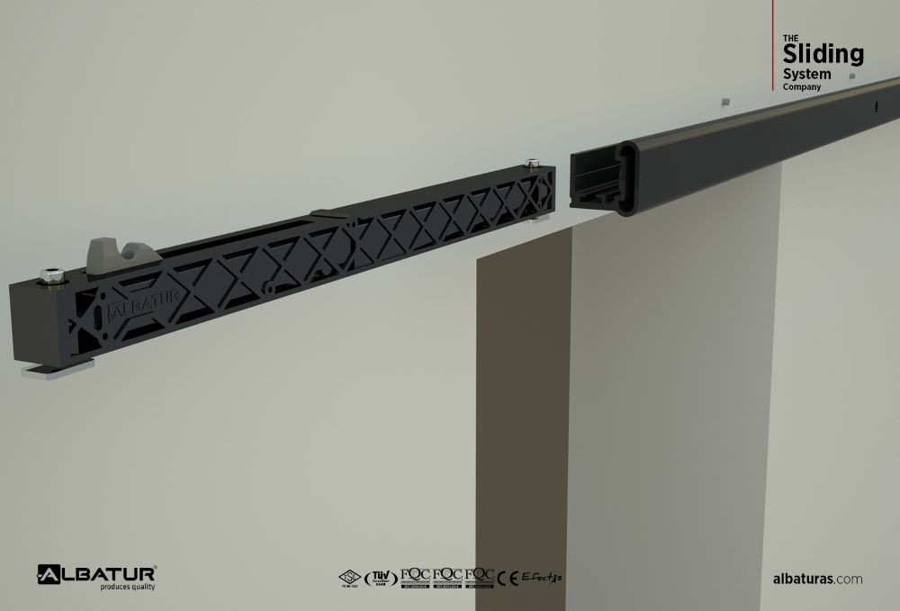 BarnDoor 8820   80 Kg - Μηχανισμός Συρόμενης Πόρτας Φρένο Διπλής Κατεύθυνσης