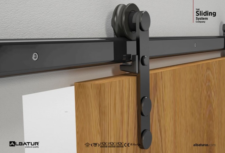 BarnDoor 8820   80 Kg - Μηχανισμός Συρόμενης Πόρτας Φρένο Διπλής Κατεύθυνσης