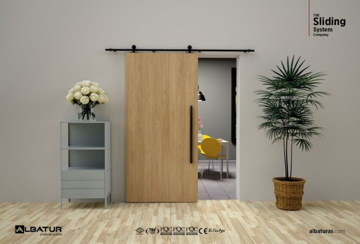 BarnDoor 8810   80 Kg - Μηχανισμός Συρόμενης Πόρτας  1700 mm