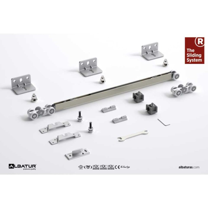 DoorSlide 9080 120 Kg - Μηχανισμός Συρόμενης Πόρτας Φρένο Διπλής Κατεύθυνσης DoorSlide 9080 120 Kg - Μηχανισμός Συρόμενης Πόρτας Φρένο Διπλής Κατεύθυνσης