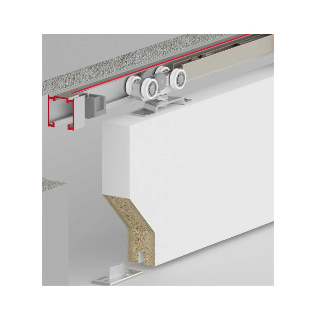 DoorSlide 9080 120 Kg - Μηχανισμός Συρόμενης Πόρτας Φρένο Διπλής Κατεύθυνσης