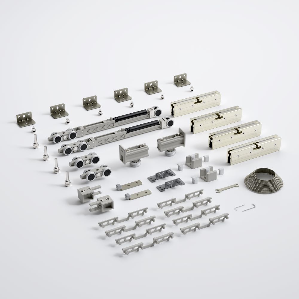 Door Sync 9951  120 Kg - Μηχανισμός Συνχρονισμού Γυάλλινης Πόρτας Φρένο Μονής Κατεύθυνσης