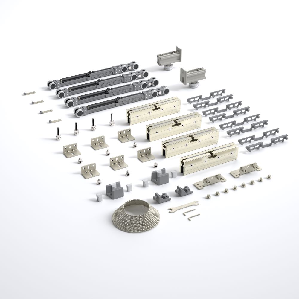 Door Sync 9960   120 Kg - Μηχανισμός Συνχρονισμού Γυάλινης Πόρτας Φρένο Διπλής Κατεύθυνσης