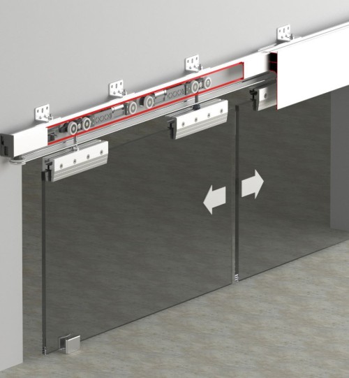 Door Sync 9951  120 Kg - Μηχανισμός Συνχρονισμού Γυάλλινης Πόρτας Φρένο Μονής Κατεύθυνσης