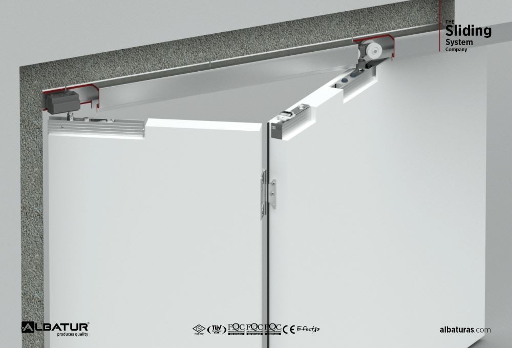 Midfold160   160 Kg - Μηχανισμός Πτυσσόμενης Πόρτας