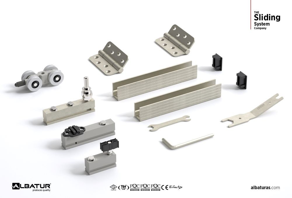 Midfold160   160 Kg - Μηχανισμός Πτυσσόμενης Πόρτας