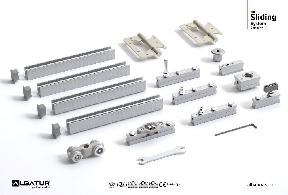 Midfold60   60 Kg - Μηχανισμός Πτυσσόμενης Πόρτας