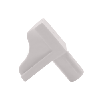 Στοπ ραφιών πλαστικό Φ5 λευκό