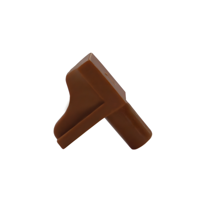 Στοπ ραφιών πλαστικό Φ5 καφέ