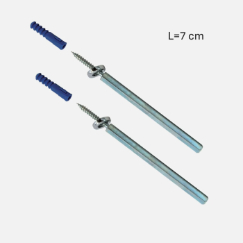 Στήριγμα ραφιού κρυφό με ρύθμιση 7cm