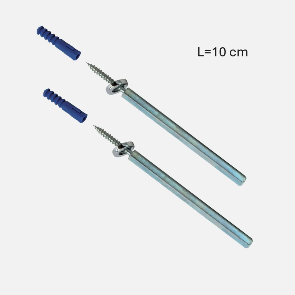 Στήριγμα ραφιού κρυφό με ρύθμιση 10cm