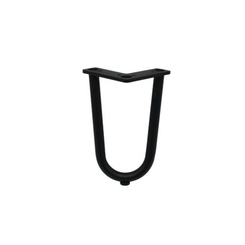 Πόδι επίπλου μεταλλικό μαύρο H=180mm