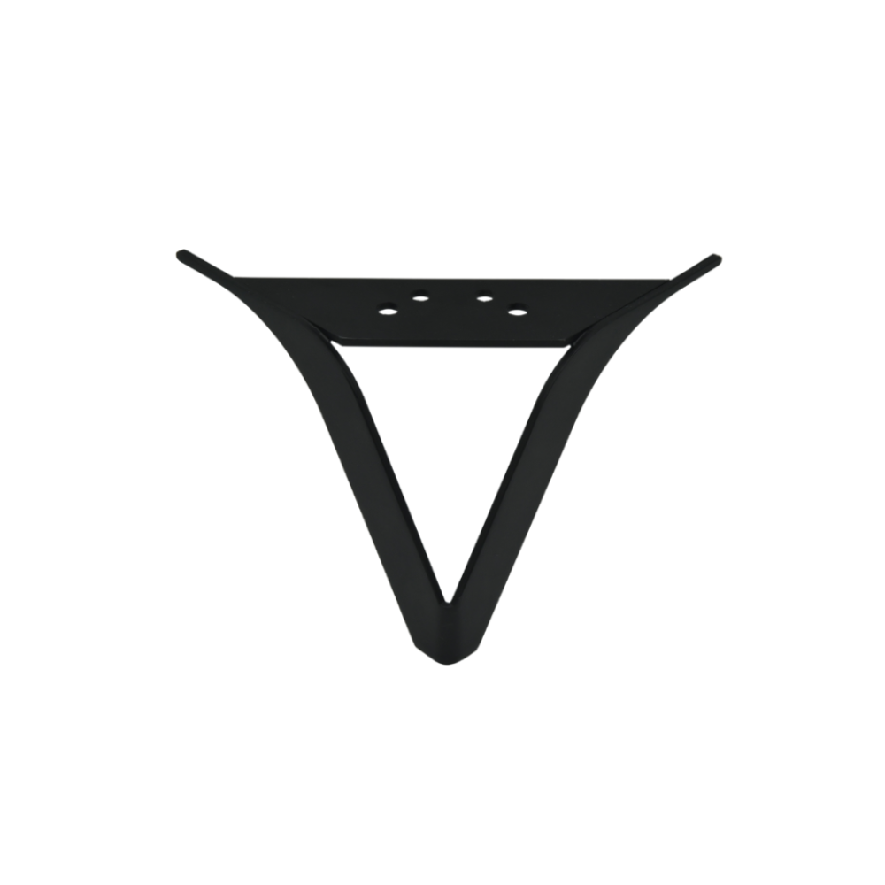 Πόδι επίπλου μεταλλικό μαύρο H=145mm