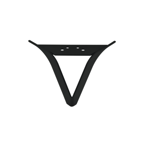 Πόδι επίπλου μεταλλικό μαύρο H=145mm