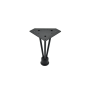 Πόδι επίπλου μεταλλικό μαύρο H=180mm