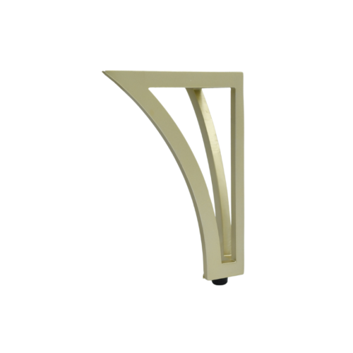 Πόδι επίπλου μεταλλικό χρυσό ματ H=200mm