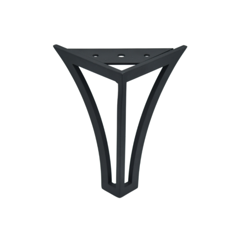 Πόδι επίπλου μεταλλικό μαύρο H=200mm