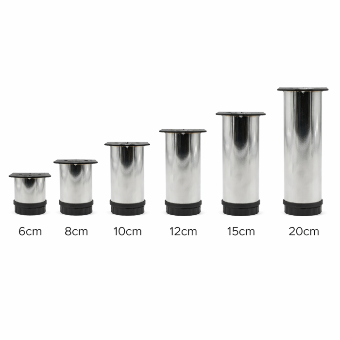 Πόδι επίπλου  Φ42mm, L=50 mm  Χρώμιο