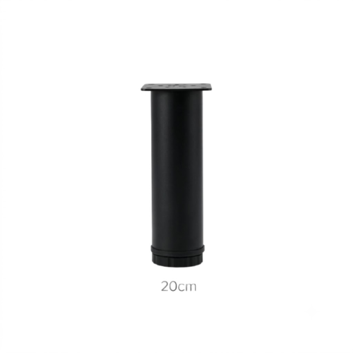 Πόδι επίπλου  Φ42mm, L=200 mm  Μαύρο