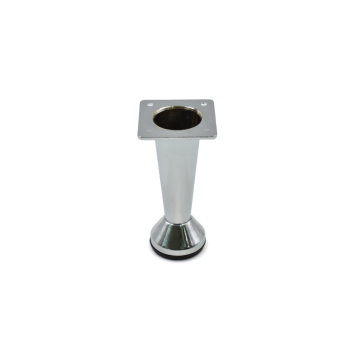 Πόδι επίπλου κωνικό  Η=100mm xρώμιο