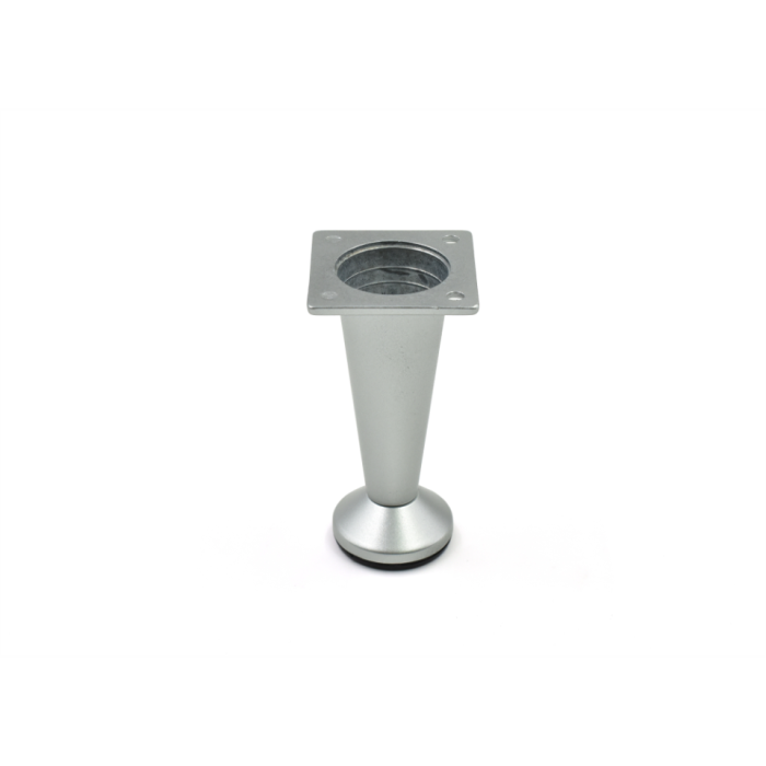 Πόδι επίπλου κωνικό  Η=75mm ματ χρώμιο