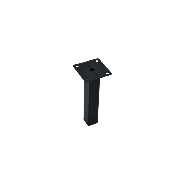 Πόδι επίπλου μαύρο 25X25mm H=150mm Πόδι επίπλου μαύρο 25X25mm H=150mm