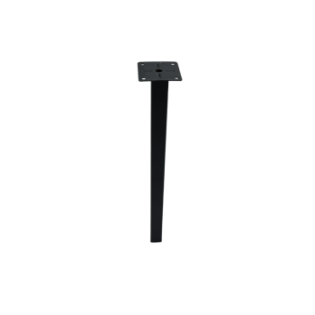 Πόδι σαλονιού μαύρο  25X25mm H=400mm