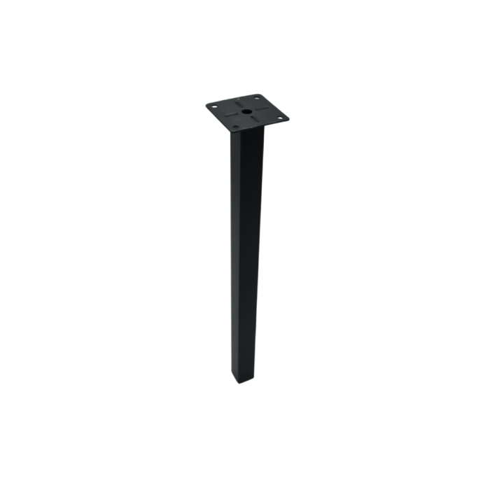Πόδι σαλονιού μαύρο 25X25mm H=400mm Πόδι σαλονιού μαύρο 25X25mm H=400mm