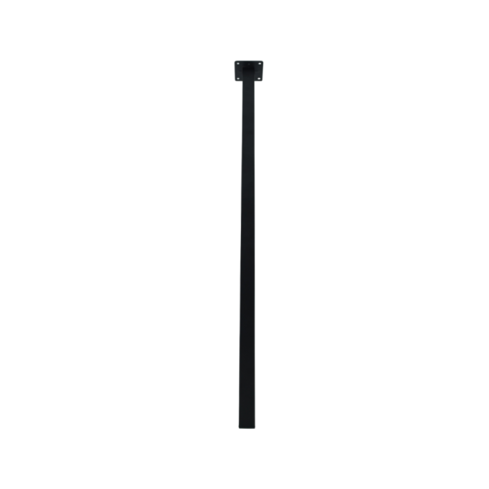Πόδι τραπεζιού μαύρο 25x25mm H=700mm Πόδι τραπεζιού μαύρο 25x25mm H=700mm