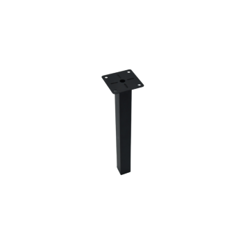 Πόδι επίπλου μαύρο  25X25mm H=250 mm