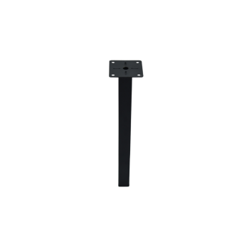 Πόδι επίπλου μαύρο 25X25mm, H=300mm