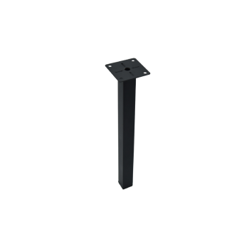 Πόδι επίπλου μαύρο 25X25mm, H=300mm