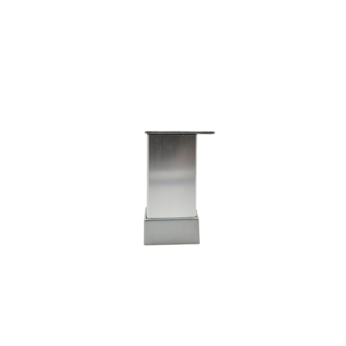 Πόδι επίπλου  40X40mm, h= 100-120mm  Χρώμιο