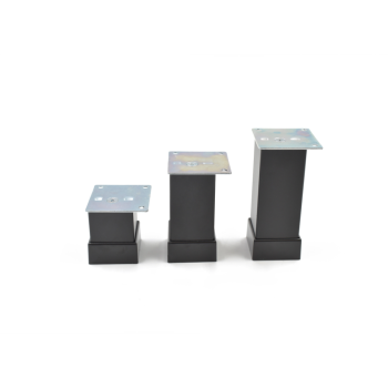 Πόδι επίπλου  40X40mm, h= 100-120mm Μαύρο