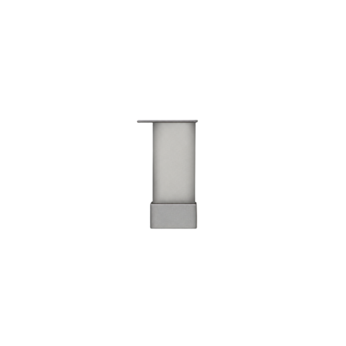 Πόδι επίπλου  40X40mm, h= 100-120mm   Ματ Χρώμιο