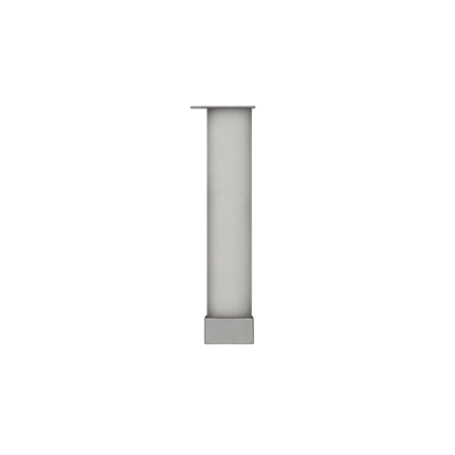 Πόδι επίπλου  40X40mm, h= 200220 mm  Ματ Χρώμιο