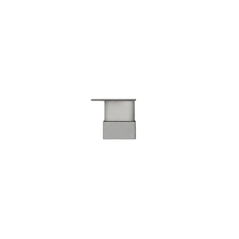 Πόδι επίπλου  40X40mm, h= 60-80 mm Ματ Χρώμιο