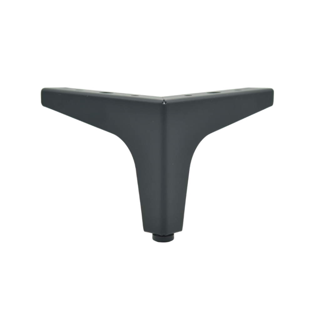 Πόδι επίπλου μεταλλικό μαύρο H=100mm