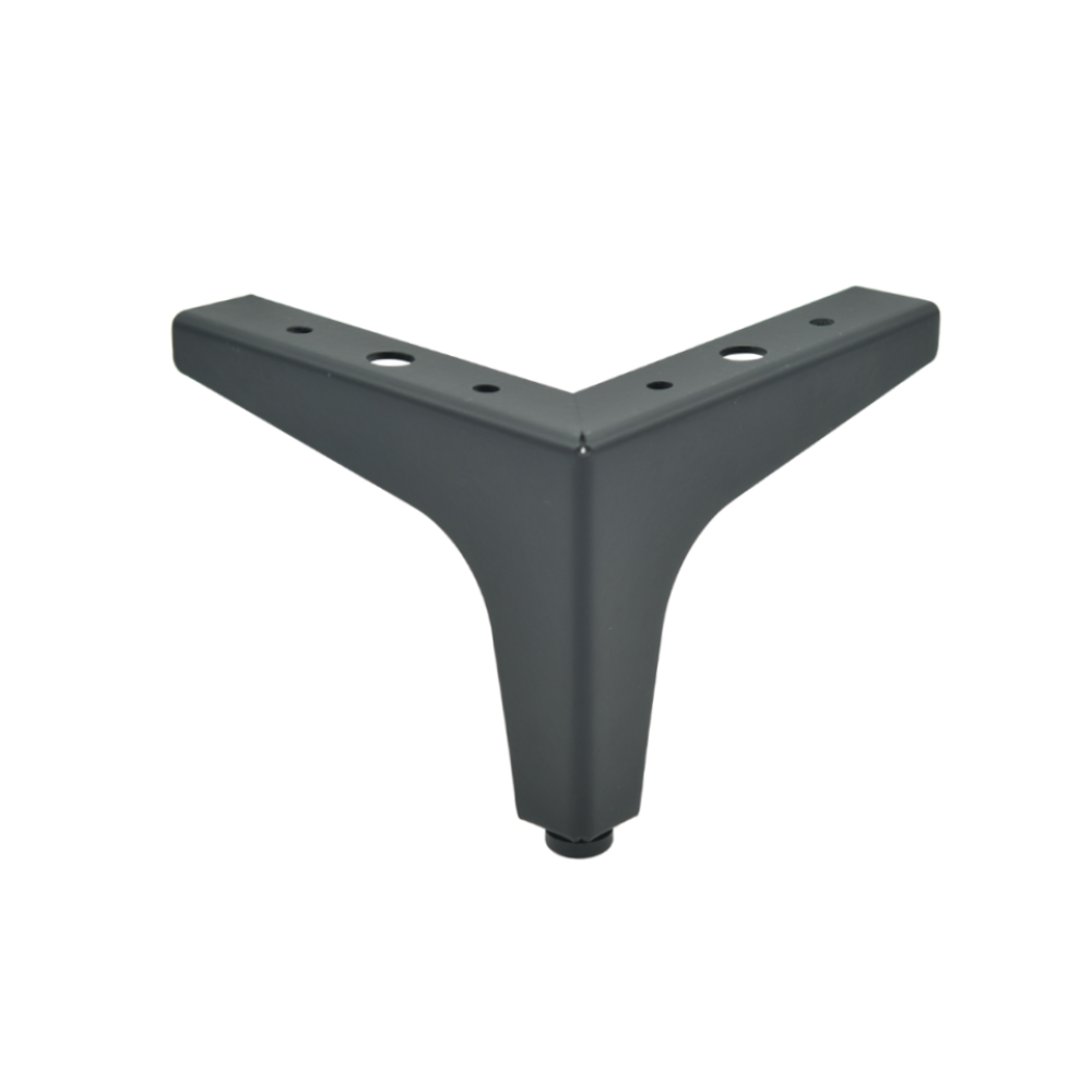 Πόδι επίπλου μεταλλικό μαύρο H=100mm