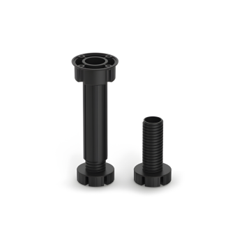 Πλαστικό πόδι ερμαρίου (μπάζα) H=150-170mm