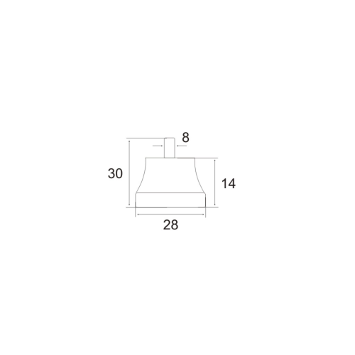 Πόδι ρεγουλατόρος Μ8 αχλαδιά