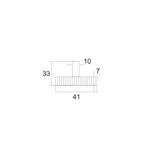 Πόδι ρεγουλατόρος Μ10 μαύρο