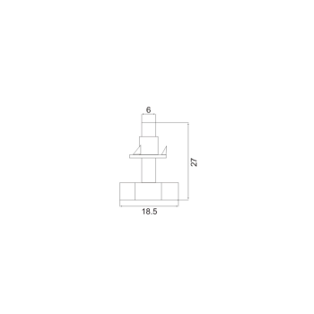 Ρεγουλατόρος πλαϊνών Μ6 μαύρο