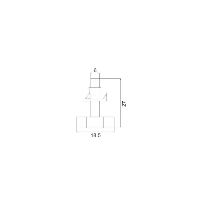 Ρεγουλατόρος πλαϊνών Μ6 μαύρο