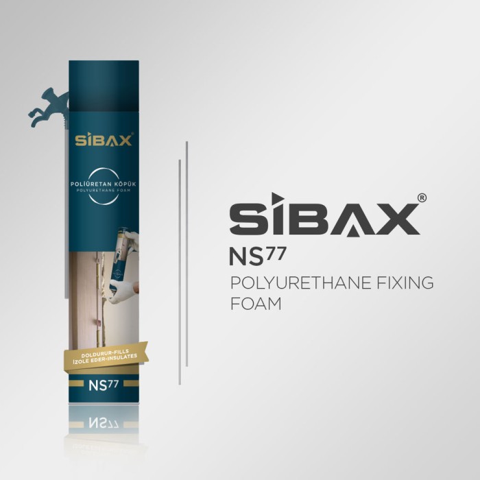 NS77 Αφρός πολυουρεθάνης χαμηλής διόγκωσης SIBAX 750ml NS77 Αφρός πολυουρεθάνης χαμηλής διόγκωσης SIBAX 750ml