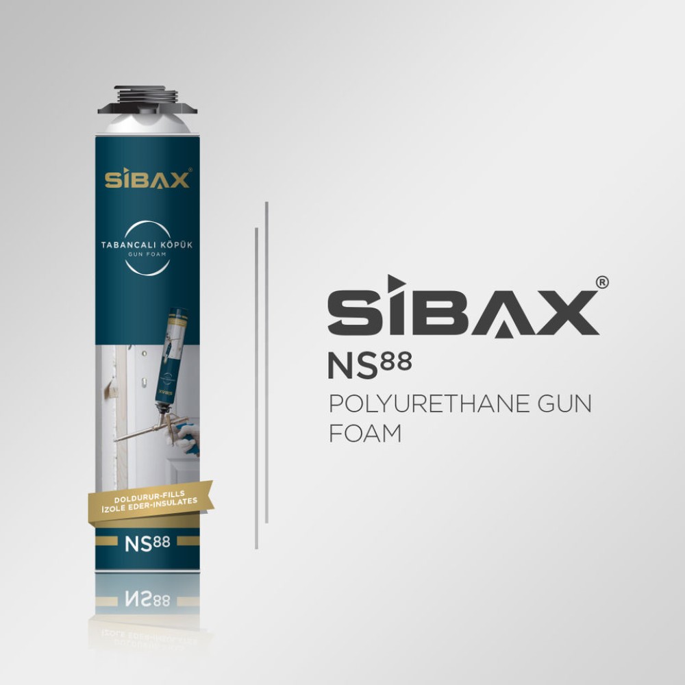 NS88 Αφρός πολυουρεθάνης χαμηλής διόγκωσης SIBAX 750ml