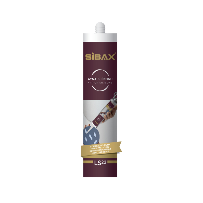 LS 22 Διαφανές ουδετερη σιλικόνη καθρέφτη 280gr LS 22 Διαφανές ουδετερη σιλικόνη καθρέφτη 280gr
